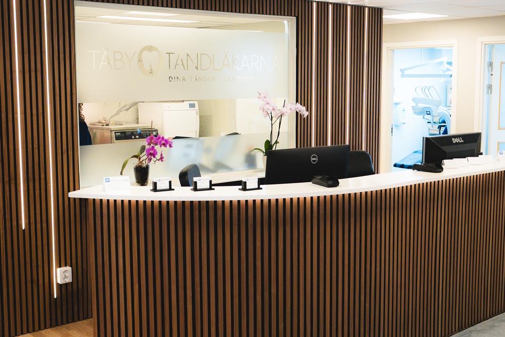 Täby tandläkarnas reception